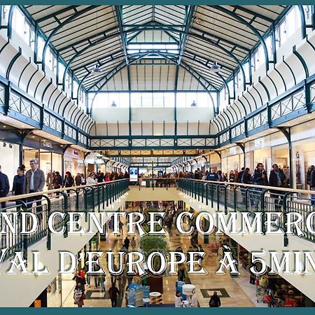 Appartement Avec Salle De Jeux Privee,10Min De Disney Transport En Commun 6 Couchages 尚特洛普恩布里 外观 照片
