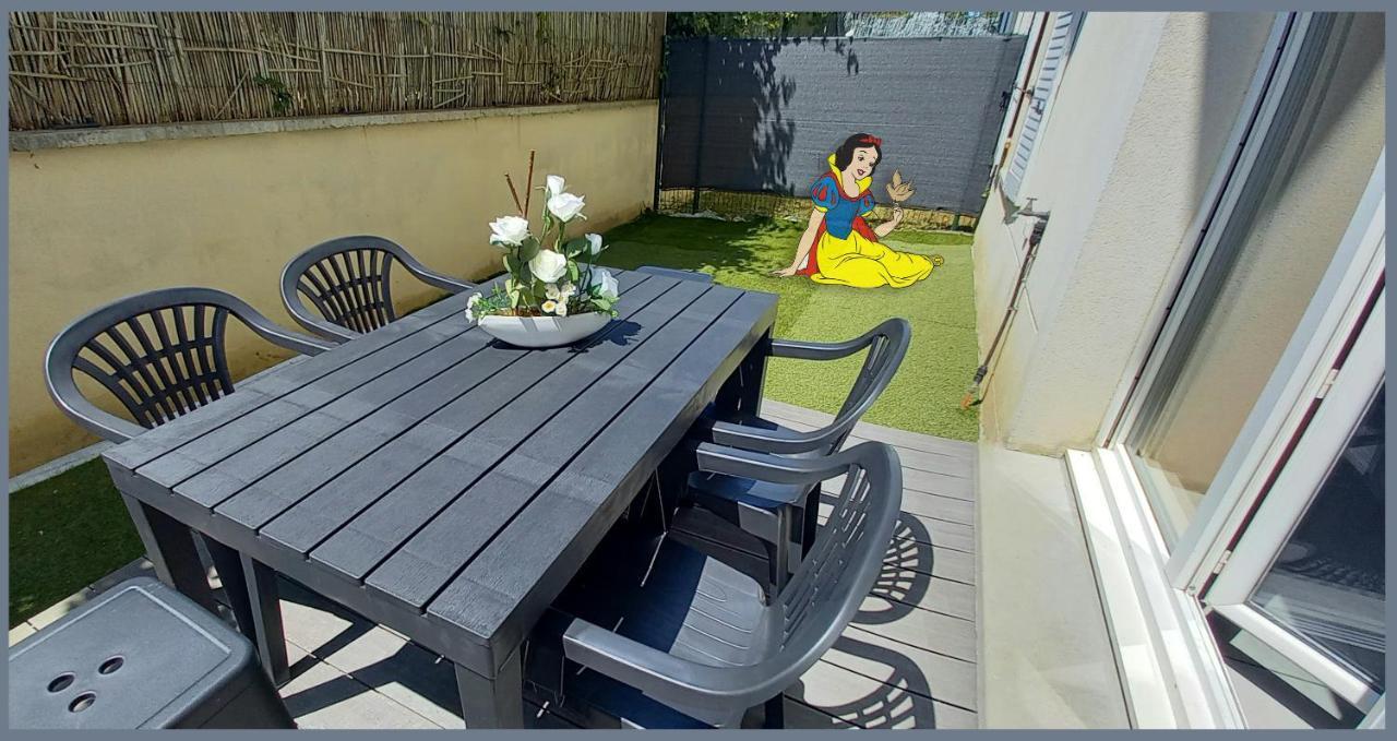 Appartement Avec Salle De Jeux Privee,10Min De Disney Transport En Commun 6 Couchages 尚特洛普恩布里 外观 照片