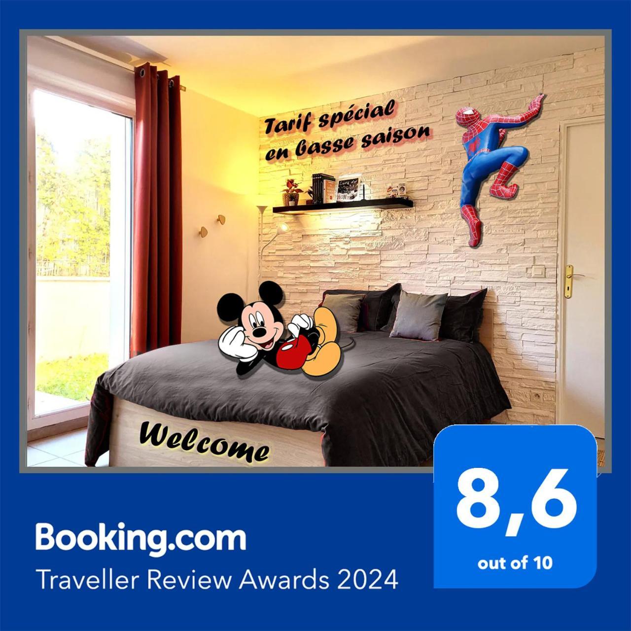 Appartement Avec Salle De Jeux Privee,10Min De Disney Transport En Commun 6 Couchages 尚特洛普恩布里 外观 照片