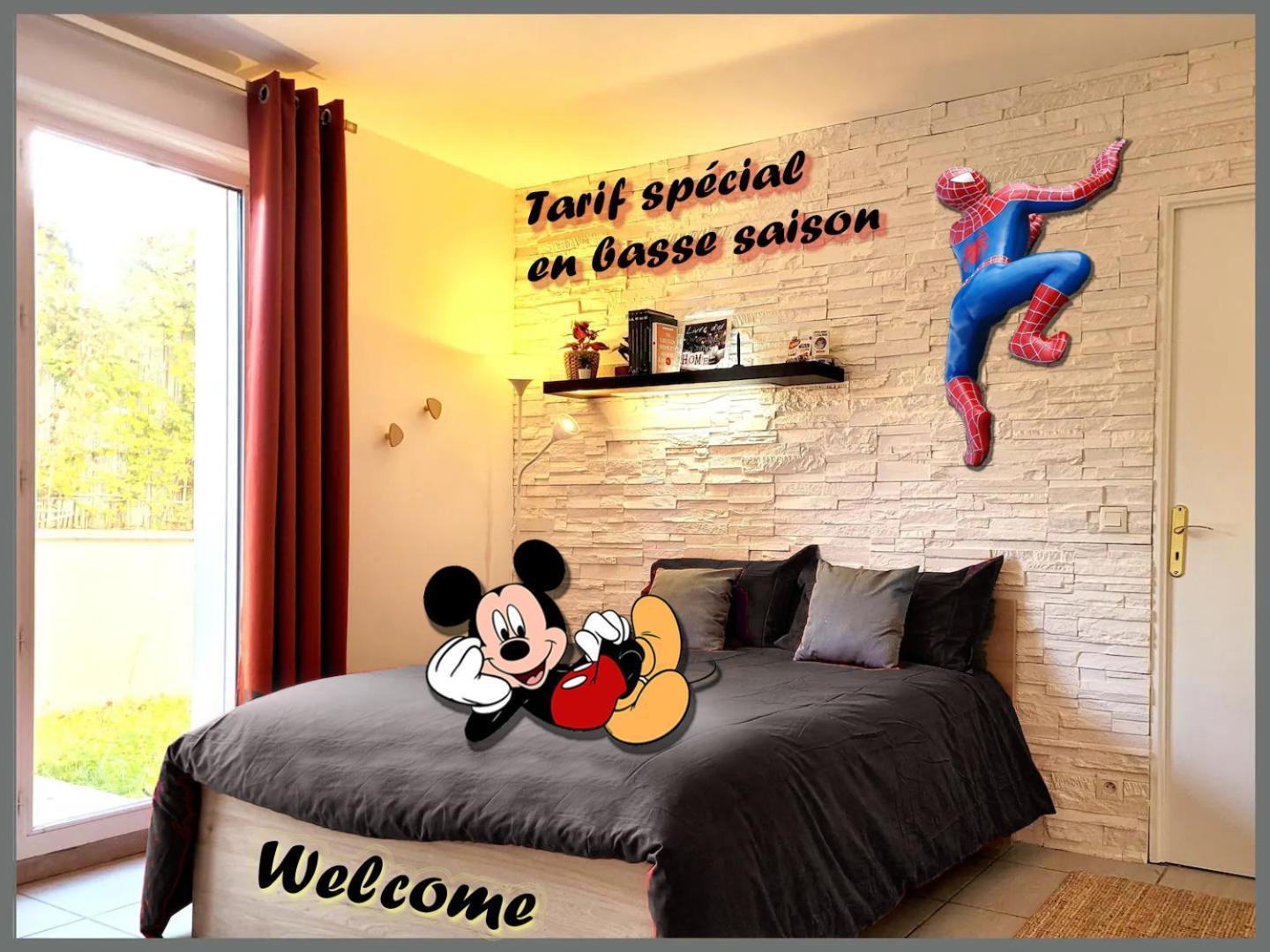 Appartement Avec Salle De Jeux Privee,10Min De Disney Transport En Commun 6 Couchages 尚特洛普恩布里 外观 照片